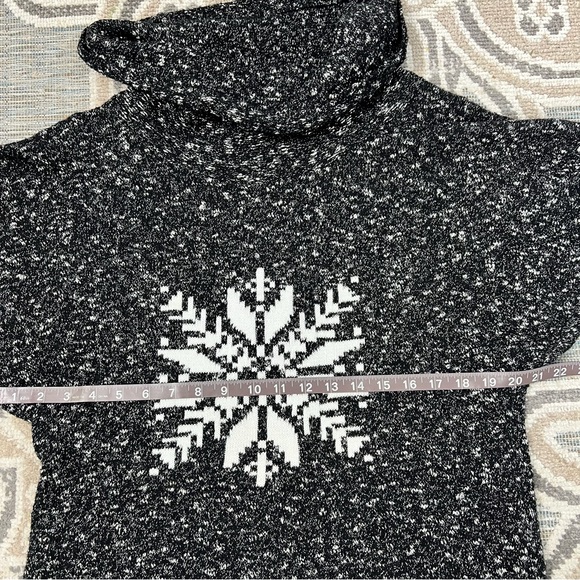 Christopher & Banks Women’s Large Sweater Dolman Style Sleeve Turtleneck Cotton - Picture 8 of 10